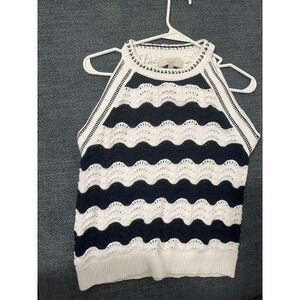 Loft Cotton Sweater Vest Size Small Good Condition